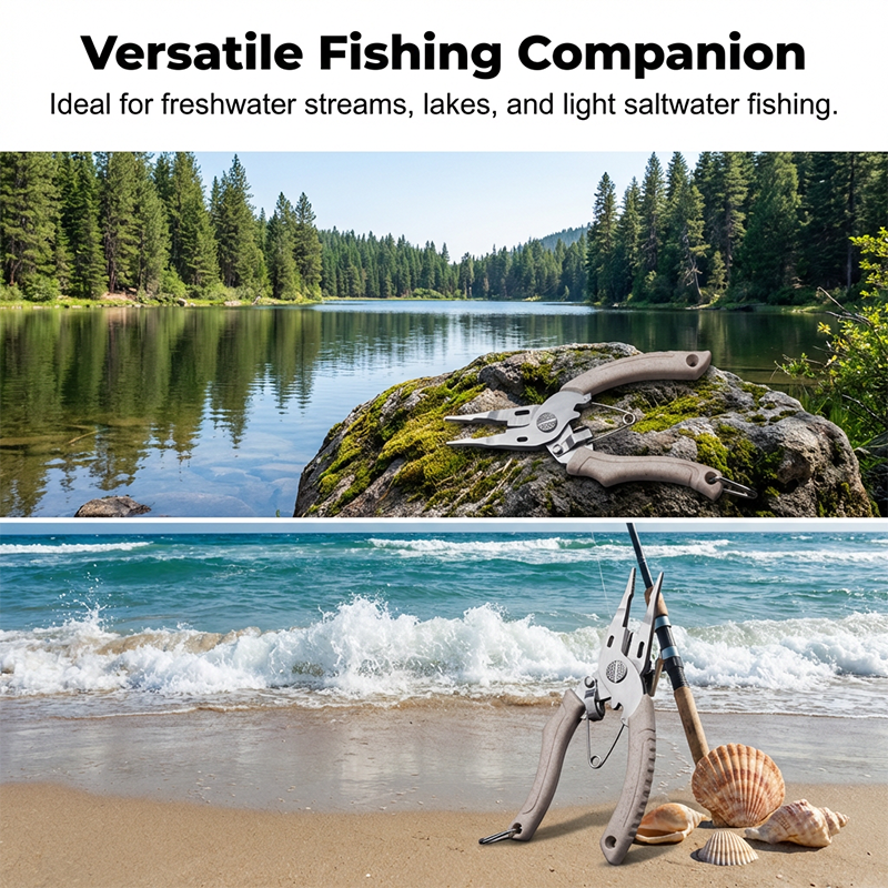 Stainless Steel Spring-Loaded Micro Fishing Pliers