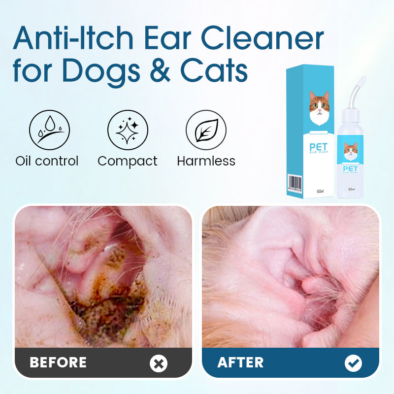 Dog & Cat Ear Cleaner with Natural Plant Extracts