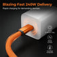 240W Magnetic Self-Winding Type-C Cable