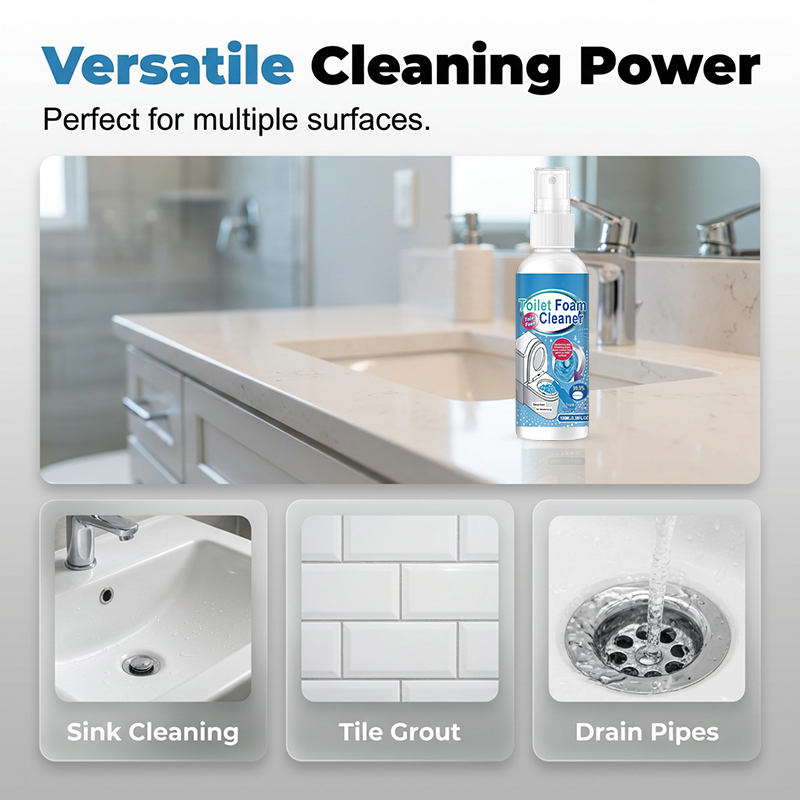 Powerful Stain and Odor Removing Toilet Cleaner Spray