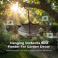 2-in-1 Umbrella Bird Feeder and Bath
