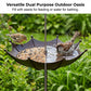 2-in-1 Umbrella Bird Feeder and Bath