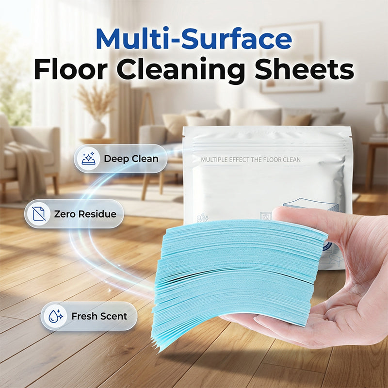 Water-Soluble Multi-Surface Floor Cleaning Sheets