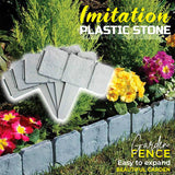 Imitation Stone Garden Edging Fence