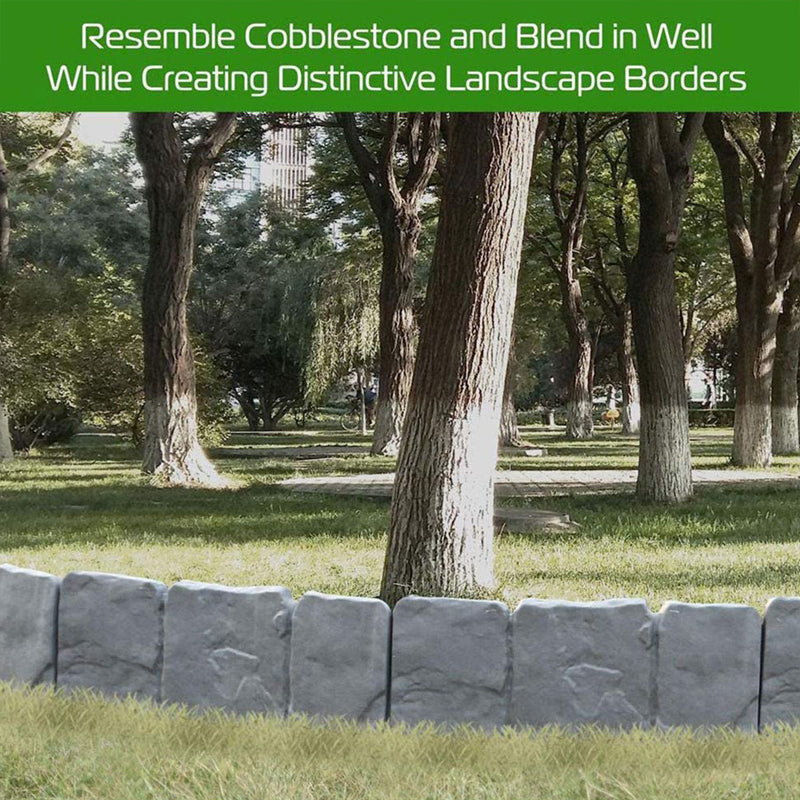 Imitation Stone Garden Edging Fence