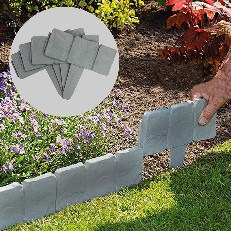 Imitation Stone Garden Edging Fence