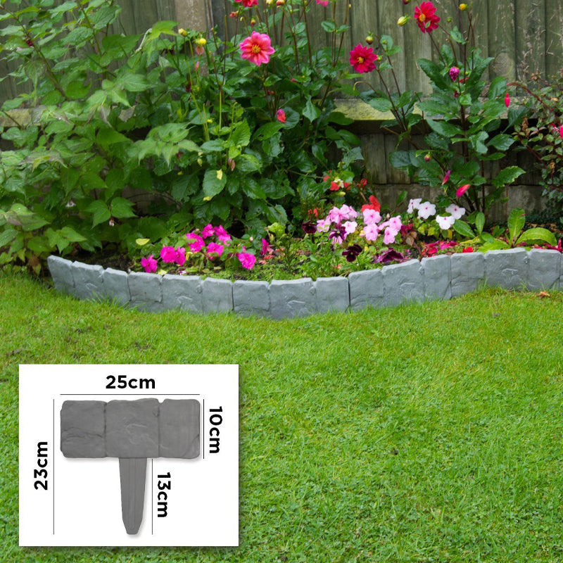 Imitation Stone Garden Edging Fence