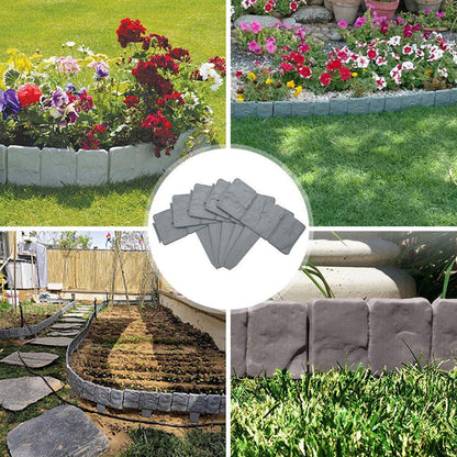 Imitation Stone Garden Edging Fence