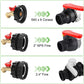 IBC Tote Tank Adapter with Brass Ball Valve