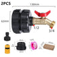 IBC Tote Tank Adapter with Brass Ball Valve