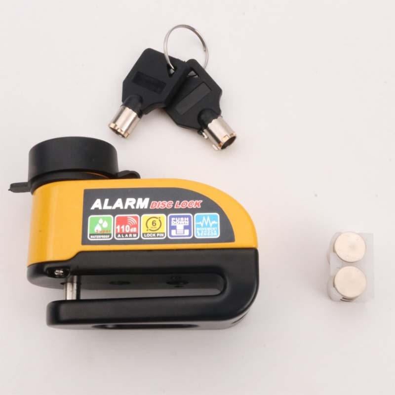 Heavy-Duty Waterproof Disc Brake Lock with 110dB Alarm
