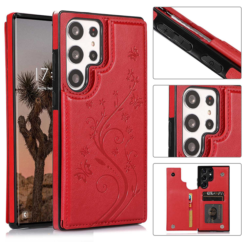 Folio Wallet Case with Card Holder and Stand