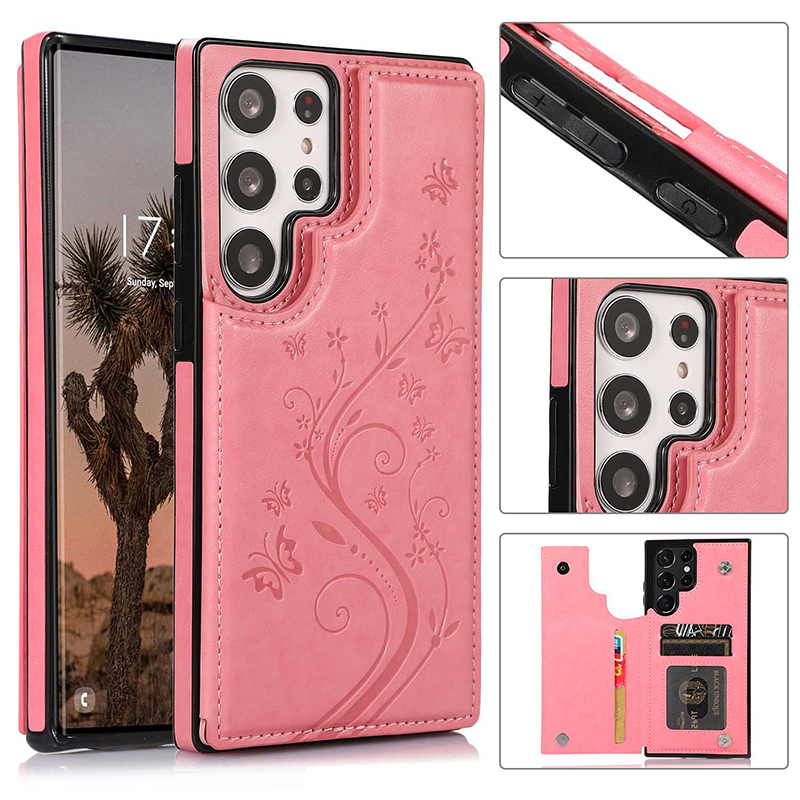 Folio Wallet Case with Card Holder and Stand