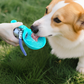 2-in-1 Portable Dog Water Bottle with Foldable Silicone Bowl