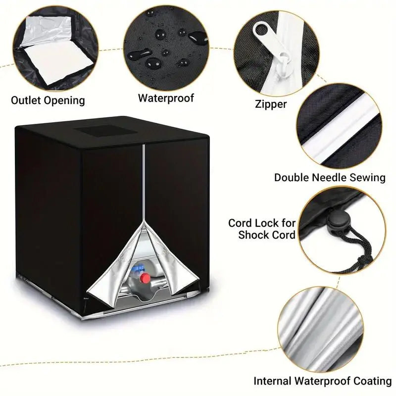 Waterproof Heavy-Duty IBC Tote Cover with UV Protection