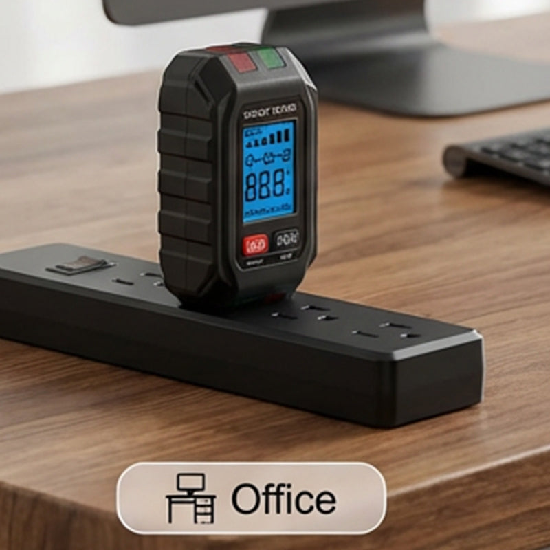 Multifunctional Digital GFCI Outlet Tester with Backlit LCD