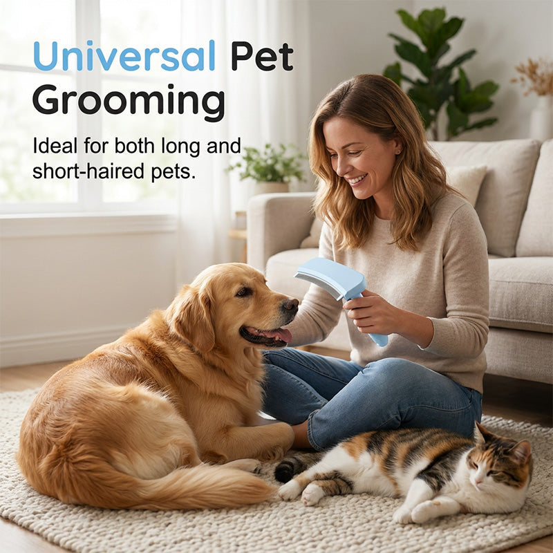 One-Click Pet De-shedding Brush