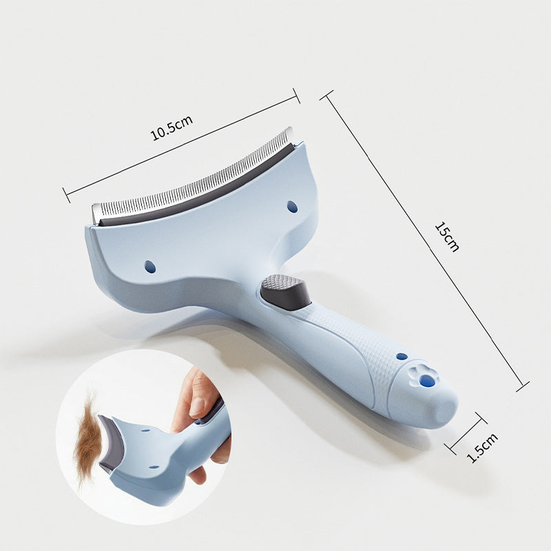 One-Click Pet De-shedding Brush
