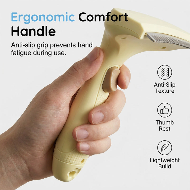 One-Click Pet De-shedding Brush