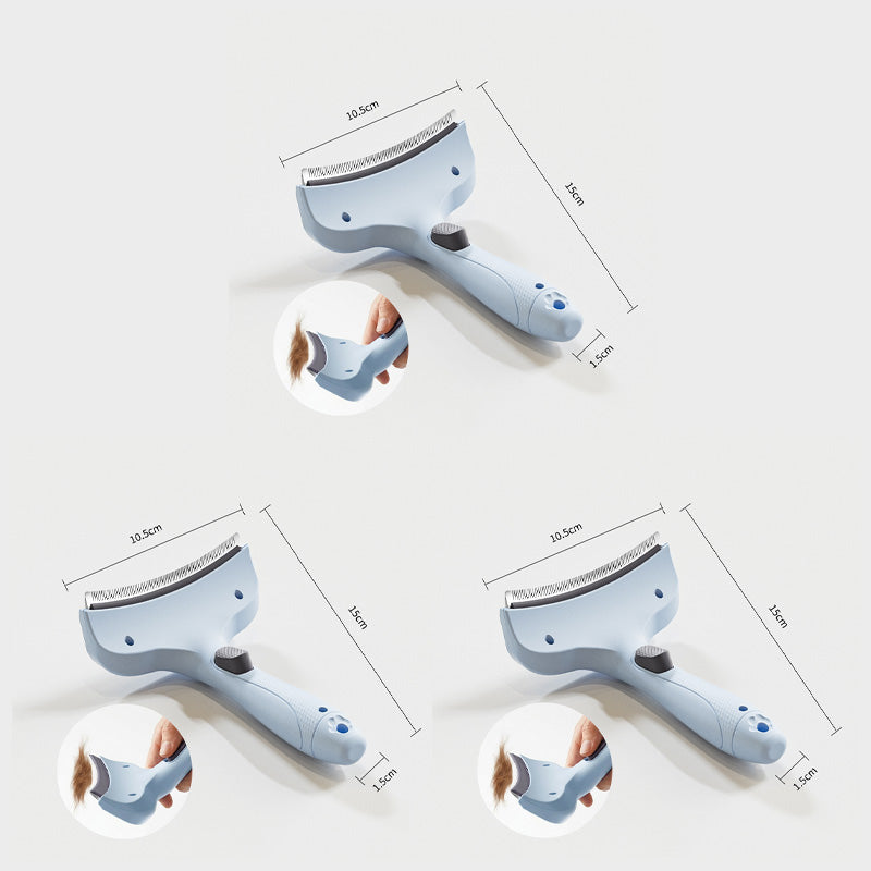 One-Click Pet De-shedding Brush