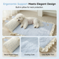 Pet Cooling Mat with Pillow & Breathable Fabric
