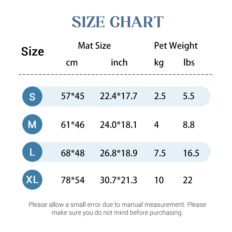 Pet Cooling Mat with Pillow & Breathable Fabric