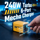 240W Turbo 6-Port Mecha Charging Station
