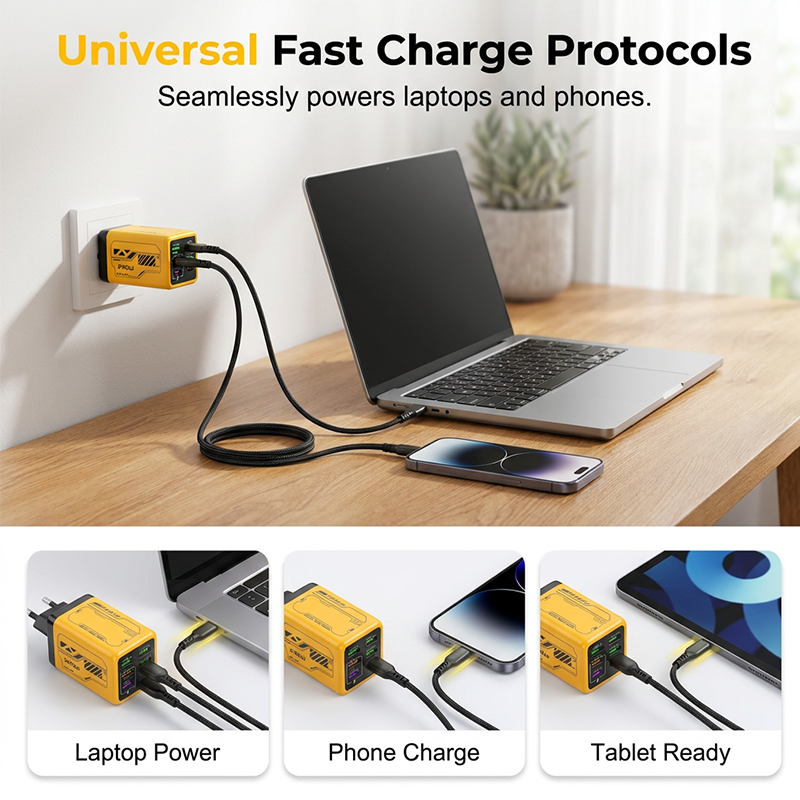 240W Turbo 6-Port Mecha Charging Station