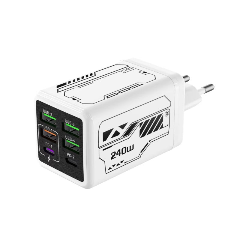 240W Turbo 6-Port Mecha Charging Station
