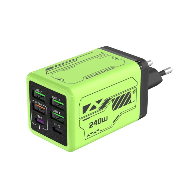 240W Turbo 6-Port Mecha Charging Station