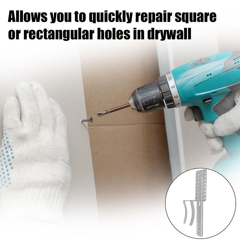 Stainless Steel Drywall Patch Repair Clips 10-Piece Set