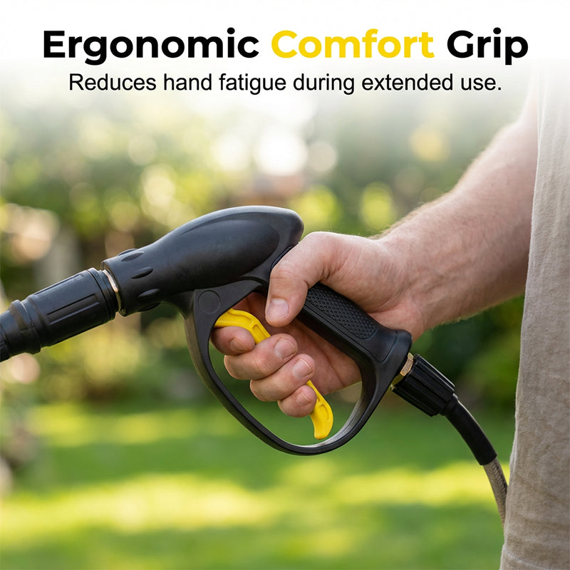 High-Pressure Washer Gun with Hose for Cars and Patios