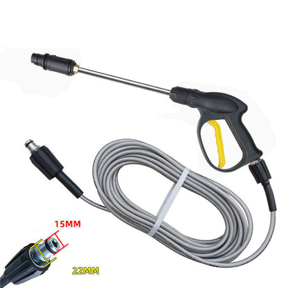High-Pressure Washer Gun with Hose for Cars and Patios