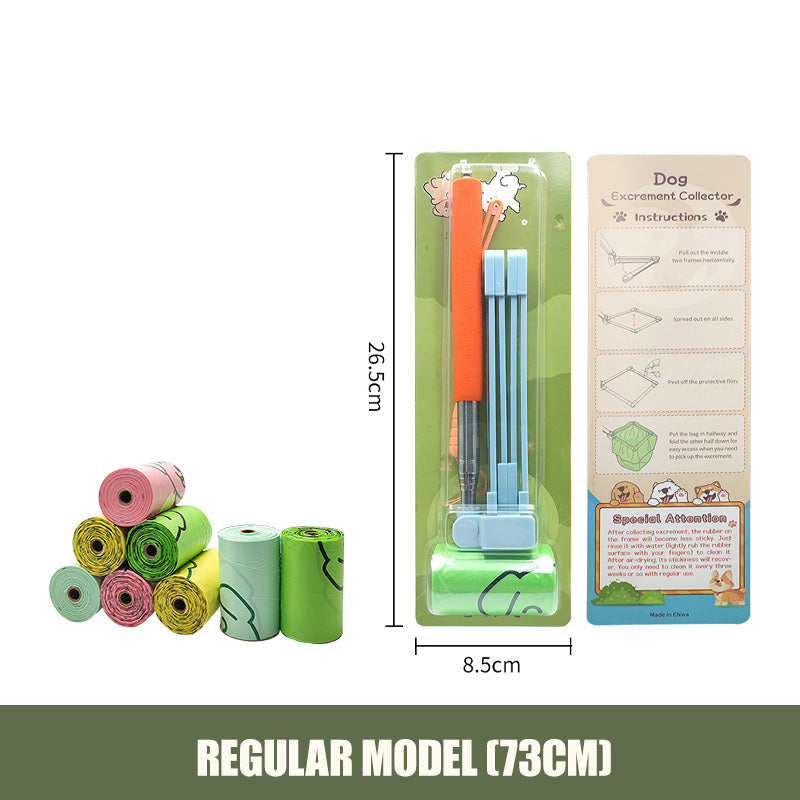 Foldable Pet Pooper Scooper with Waste Bags
