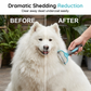 Dual-Sided Pet Grooming Rake for Dogs & Cats