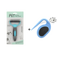Dual-Sided Pet Grooming Rake for Dogs & Cats
