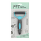 Dual-Sided Pet Grooming Rake for Dogs & Cats