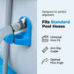 Above Ground Pool Pipe Holder Adjustable Rust-Resistant Hose Support Bracket