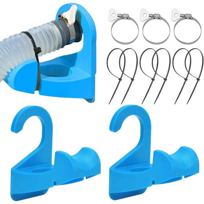 Above Ground Pool Pipe Holder Adjustable Rust-Resistant Hose Support Bracket