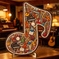 Wooden Musical Note Jigsaw Puzzle Handcrafted Brain Teaser