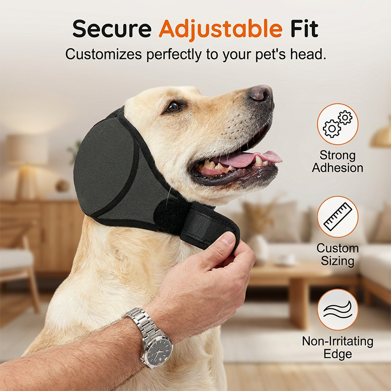 Waterproof Dog Calming Hoodie Neoprene Ear Protection