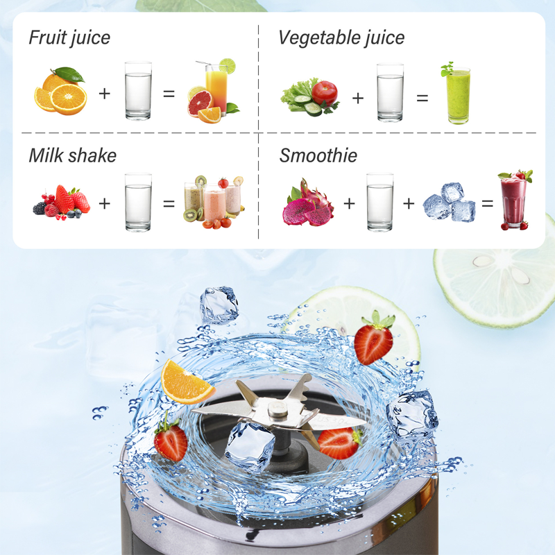 Portable USB Blender with 10-Blade System