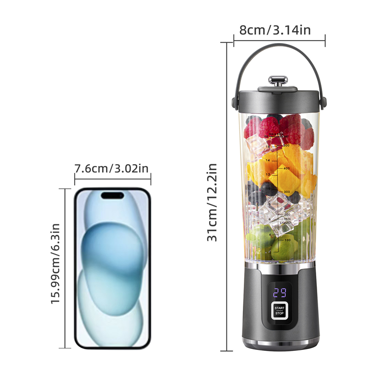 Portable USB Blender with 10-Blade System