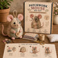 Handcrafted Vintage Mouse Plush Sewing Kit