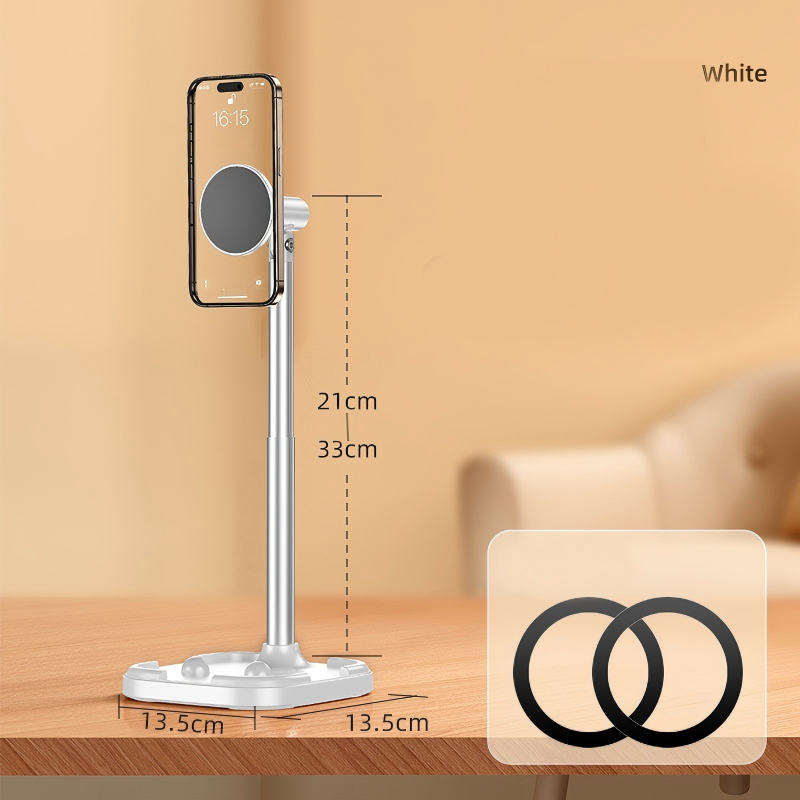 Magnetic Overhead Phone Stand with Telescopic Arm