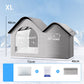 Foldable Pet Cooling Ice House with Insulated Mat