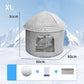 Foldable Pet Cooling Ice House with Insulated Mat