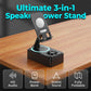 3-in-1 Speaker with Phone Stand and Power Bank