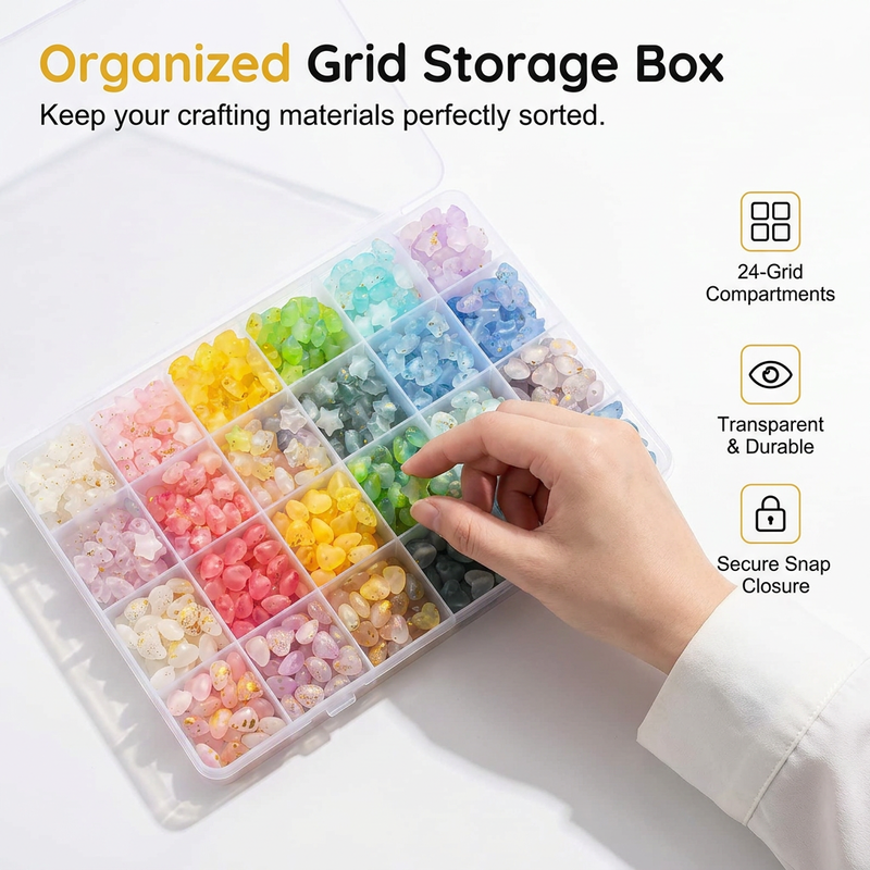 Vibrant DIY Crafting Bead Set