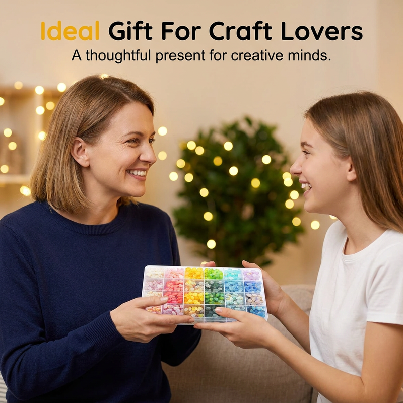 Vibrant DIY Crafting Bead Set